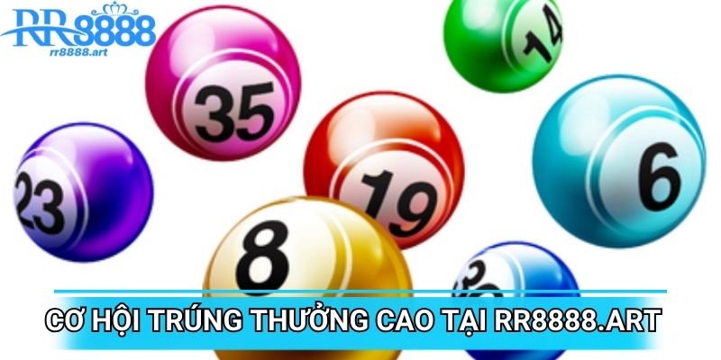 Cơ hội trúng thưởng cao tại RR8888.art